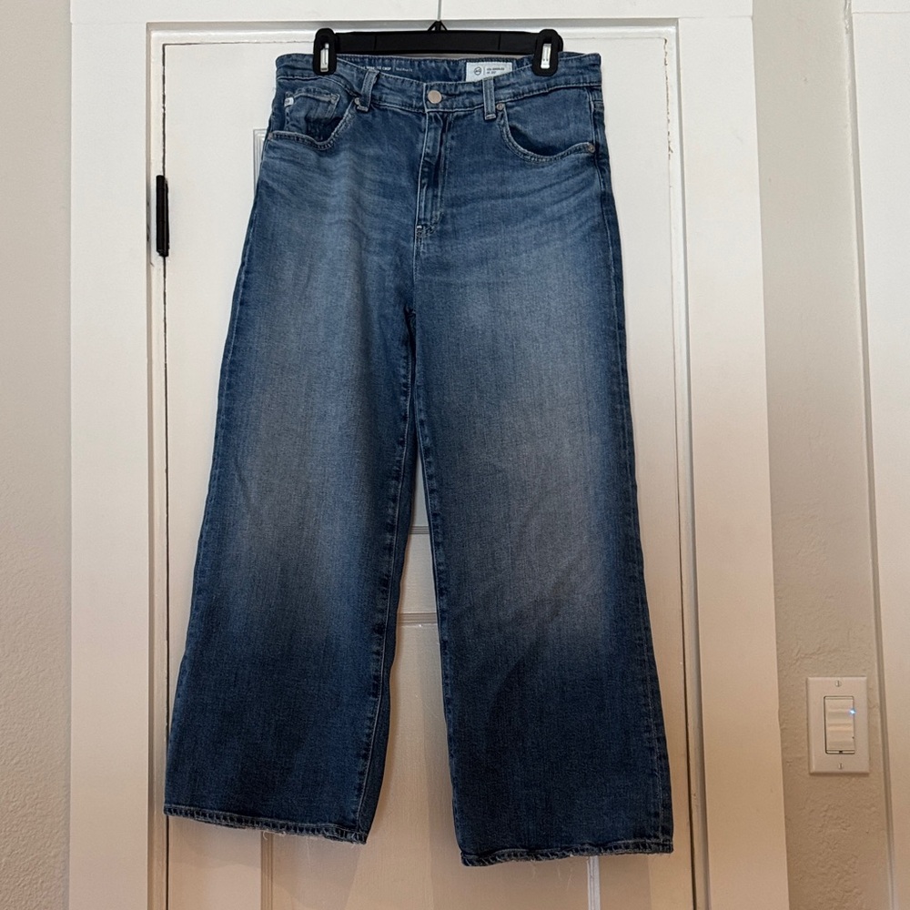 Ag Adriano Goldschmied Blue Ankle Jeans